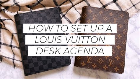 lv agenda inserts|louis vuitton desk agenda refill.